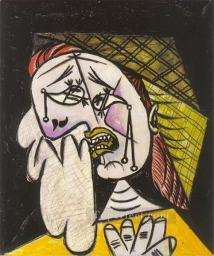 La mujer que llora con un pañuelo 4 1937 Pablo Picasso Pinturas al óleo